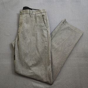 Bonobos Men 35X34 (37X33) Gray Weekday Warrior Friday Straight Leg Dress Pants